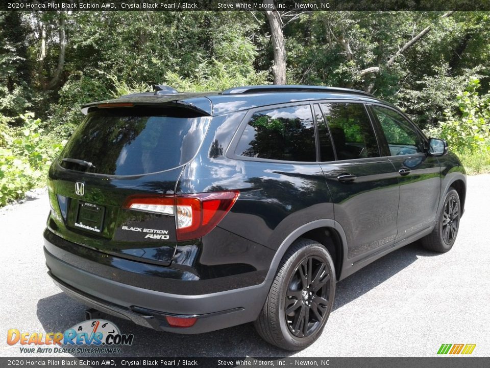 2020 Honda Pilot Black Edition AWD Crystal Black Pearl / Black Photo #6