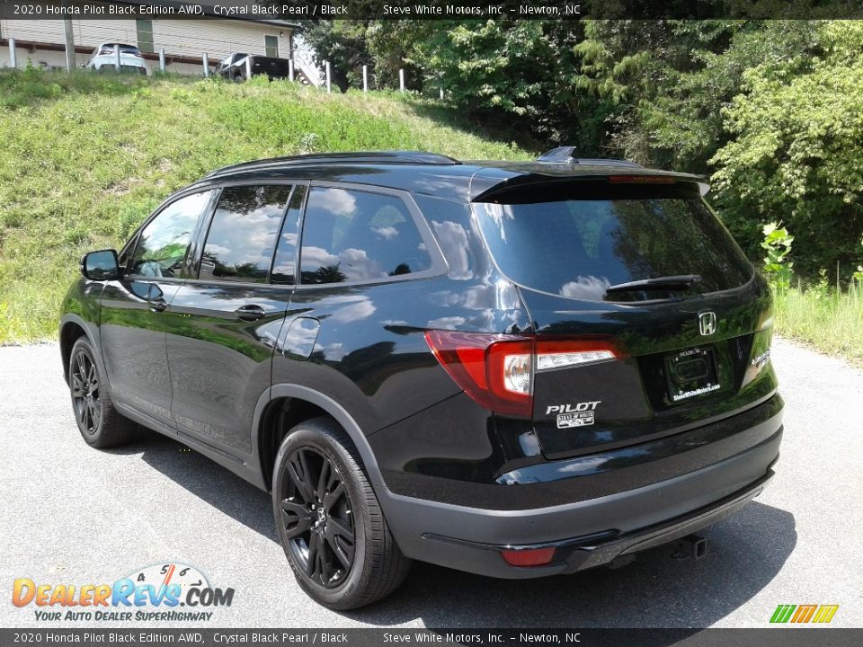 2020 Honda Pilot Black Edition AWD Crystal Black Pearl / Black Photo #8