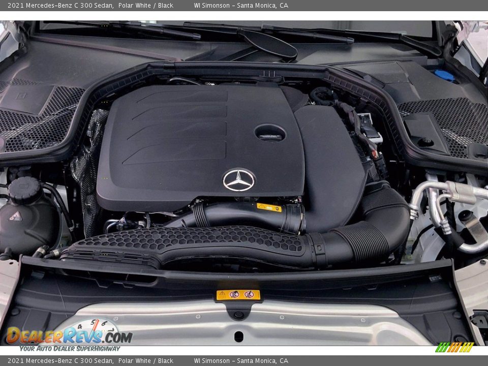 2021 Mercedes-Benz C 300 Sedan Polar White / Black Photo #9