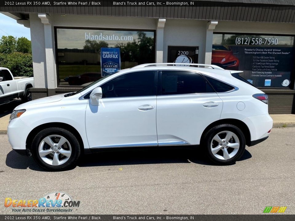 2012 Lexus RX 350 AWD Starfire White Pearl / Black Photo #1