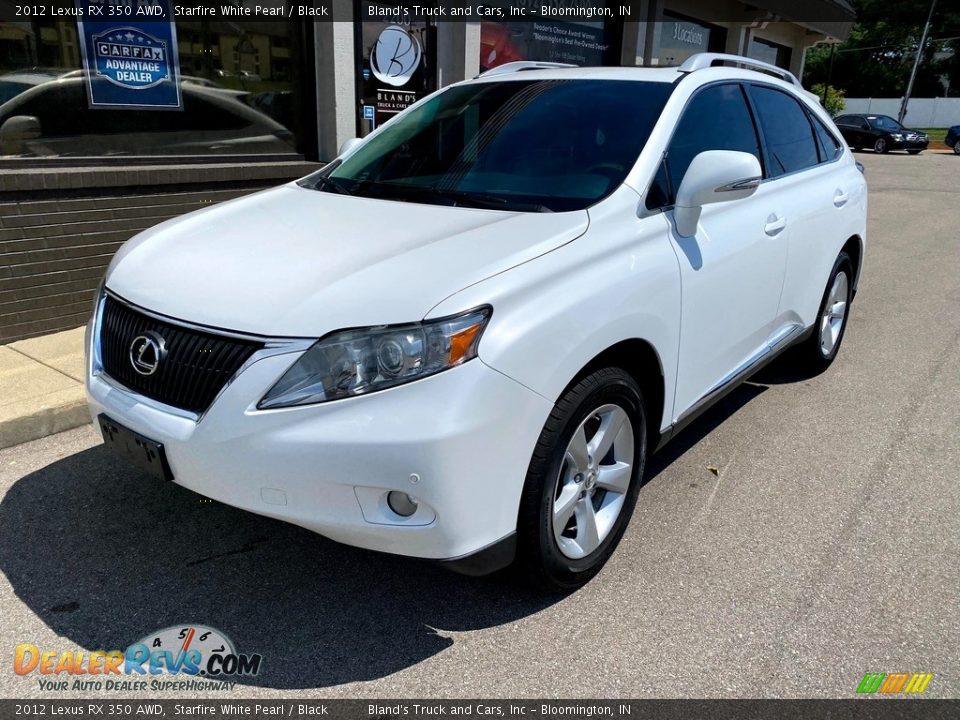 2012 Lexus RX 350 AWD Starfire White Pearl / Black Photo #2