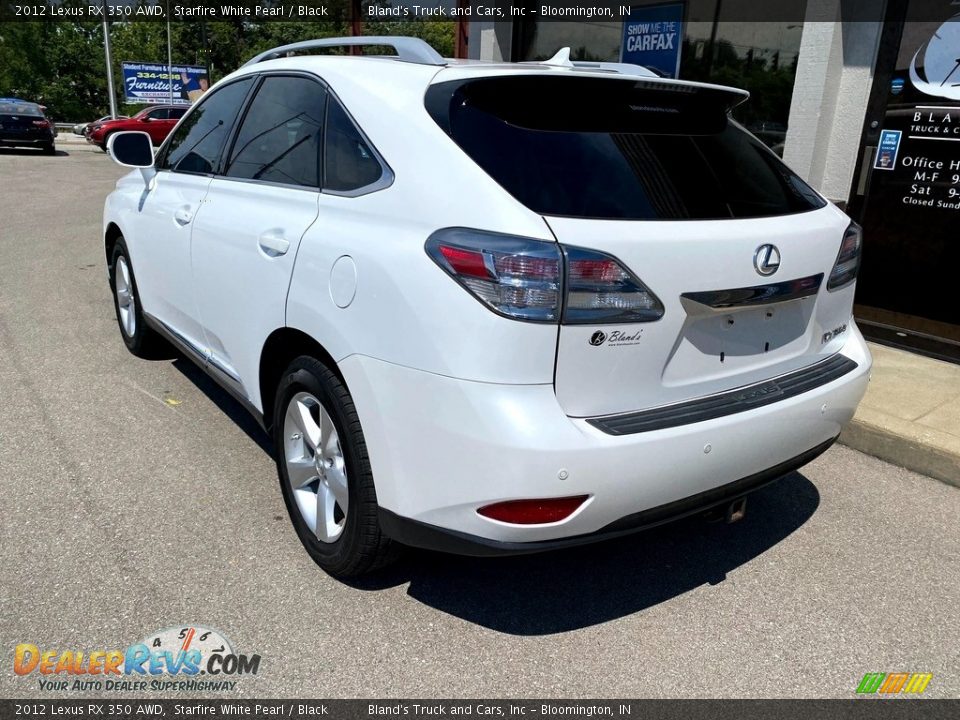 2012 Lexus RX 350 AWD Starfire White Pearl / Black Photo #7