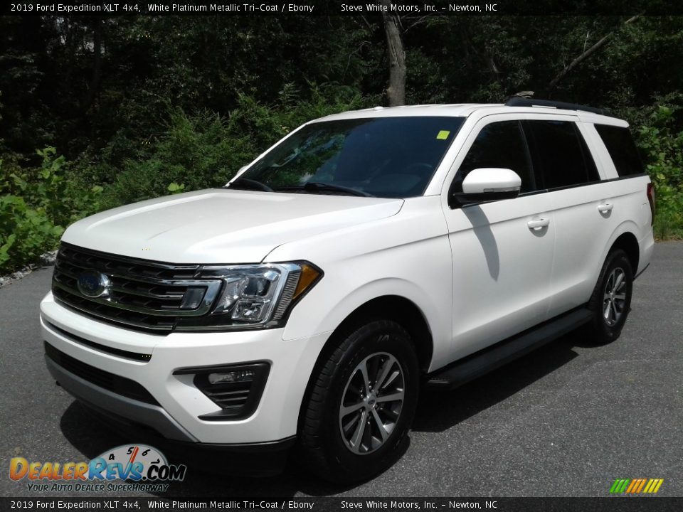 2019 Ford Expedition XLT 4x4 White Platinum Metallic Tri-Coat / Ebony Photo #3