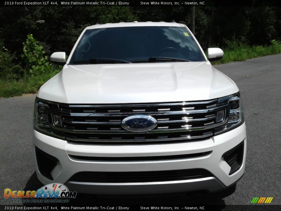 2019 Ford Expedition XLT 4x4 White Platinum Metallic Tri-Coat / Ebony Photo #4