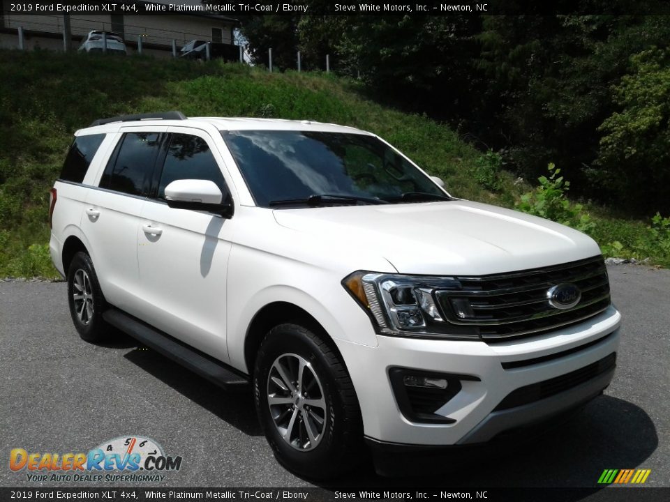 2019 Ford Expedition XLT 4x4 White Platinum Metallic Tri-Coat / Ebony Photo #5