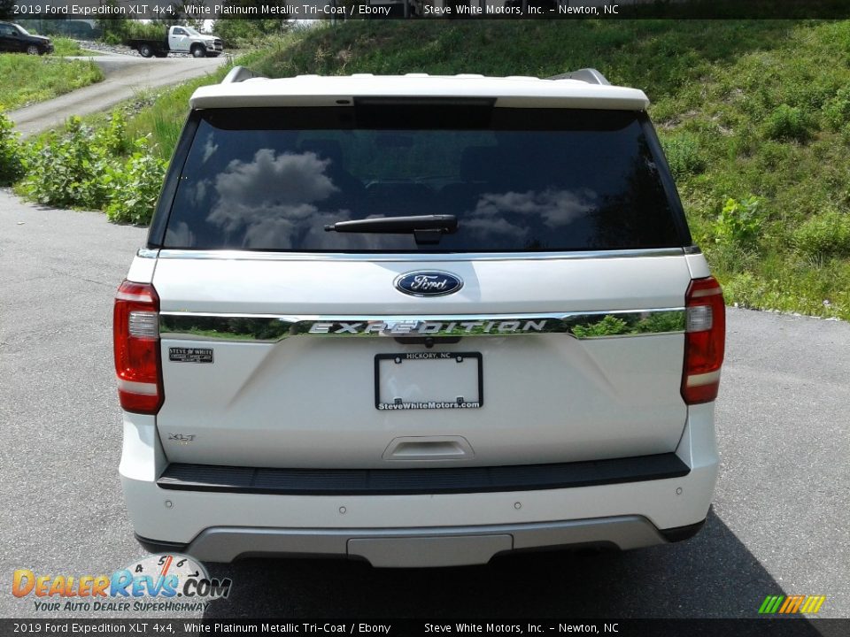 2019 Ford Expedition XLT 4x4 White Platinum Metallic Tri-Coat / Ebony Photo #8