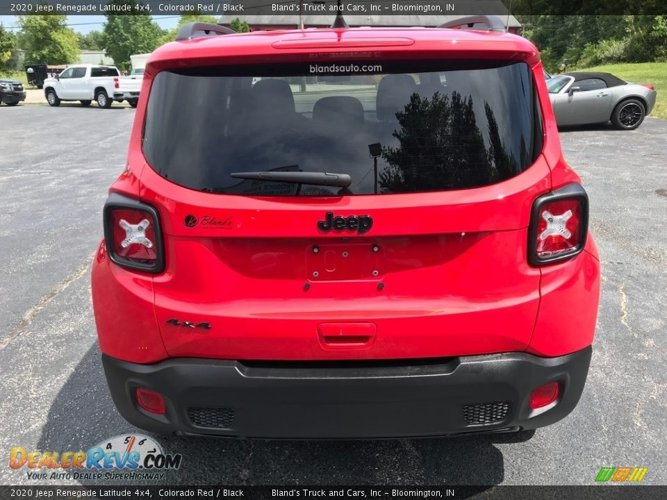 2020 Jeep Renegade Latitude 4x4 Colorado Red / Black Photo #6