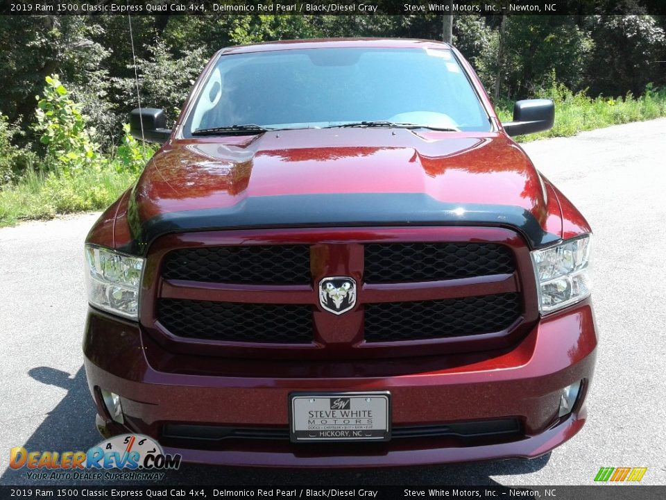 2019 Ram 1500 Classic Express Quad Cab 4x4 Delmonico Red Pearl / Black/Diesel Gray Photo #4