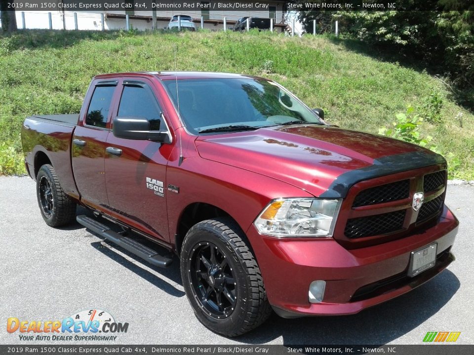 2019 Ram 1500 Classic Express Quad Cab 4x4 Delmonico Red Pearl / Black/Diesel Gray Photo #5