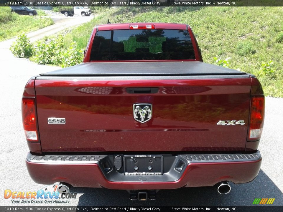 2019 Ram 1500 Classic Express Quad Cab 4x4 Delmonico Red Pearl / Black/Diesel Gray Photo #8