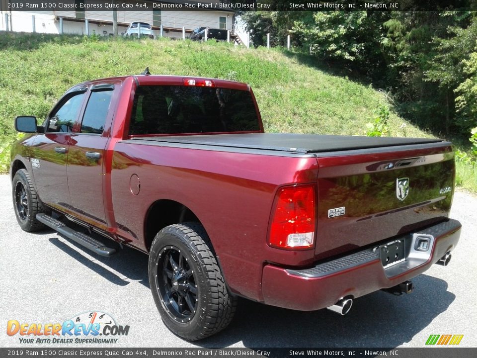 2019 Ram 1500 Classic Express Quad Cab 4x4 Delmonico Red Pearl / Black/Diesel Gray Photo #11