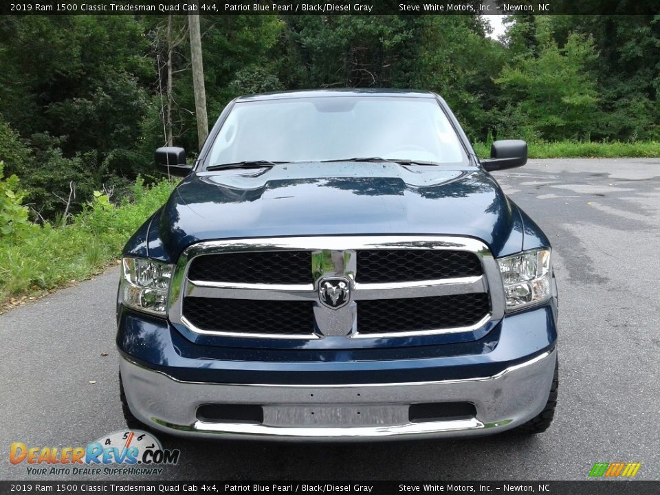 2019 Ram 1500 Classic Tradesman Quad Cab 4x4 Patriot Blue Pearl / Black/Diesel Gray Photo #4