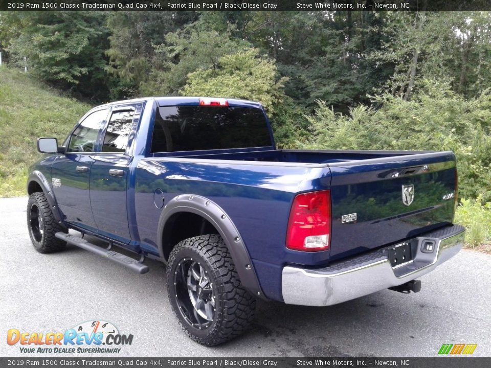 2019 Ram 1500 Classic Tradesman Quad Cab 4x4 Patriot Blue Pearl / Black/Diesel Gray Photo #10