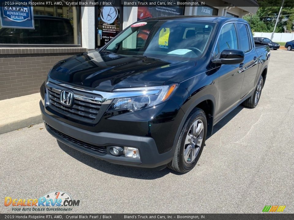 2019 Honda Ridgeline RTL AWD Crystal Black Pearl / Black Photo #2