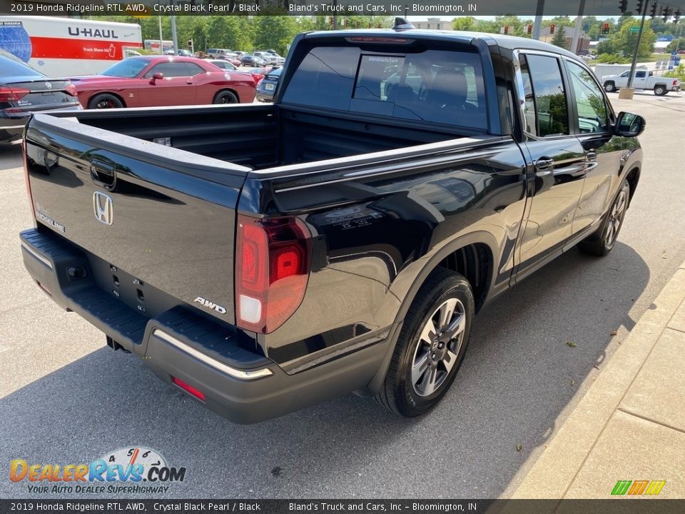 2019 Honda Ridgeline RTL AWD Crystal Black Pearl / Black Photo #5