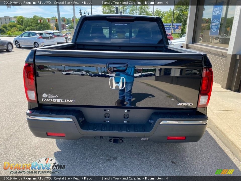 2019 Honda Ridgeline RTL AWD Crystal Black Pearl / Black Photo #6