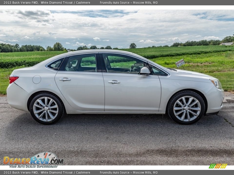 2013 Buick Verano FWD White Diamond Tricoat / Cashmere Photo #3