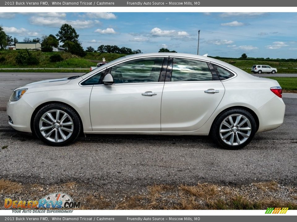 2013 Buick Verano FWD White Diamond Tricoat / Cashmere Photo #7