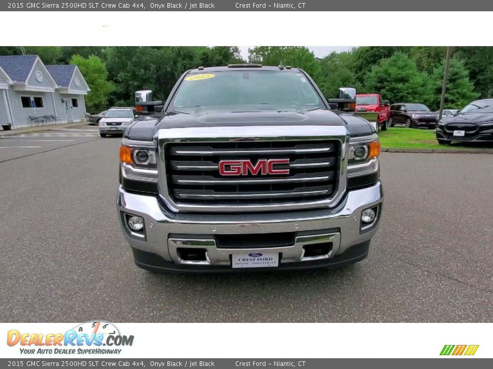 2015 GMC Sierra 2500HD SLT Crew Cab 4x4 Onyx Black / Jet Black Photo #2