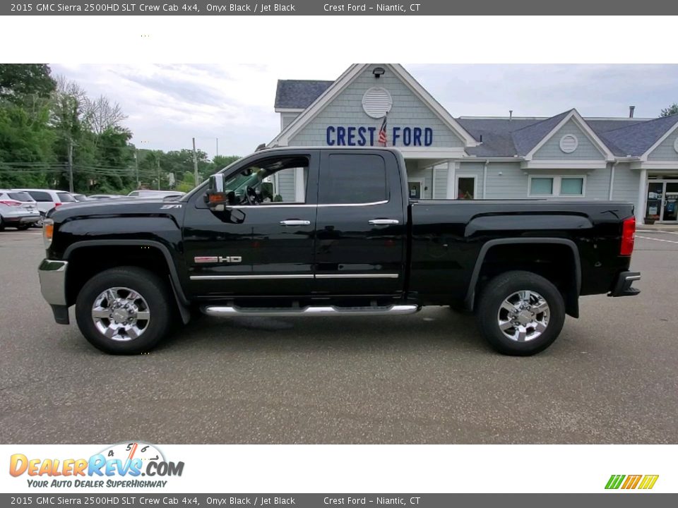 2015 GMC Sierra 2500HD SLT Crew Cab 4x4 Onyx Black / Jet Black Photo #4