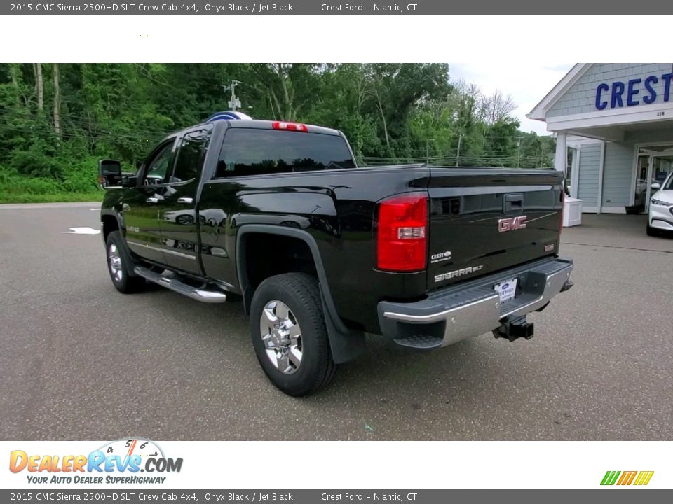 2015 GMC Sierra 2500HD SLT Crew Cab 4x4 Onyx Black / Jet Black Photo #5