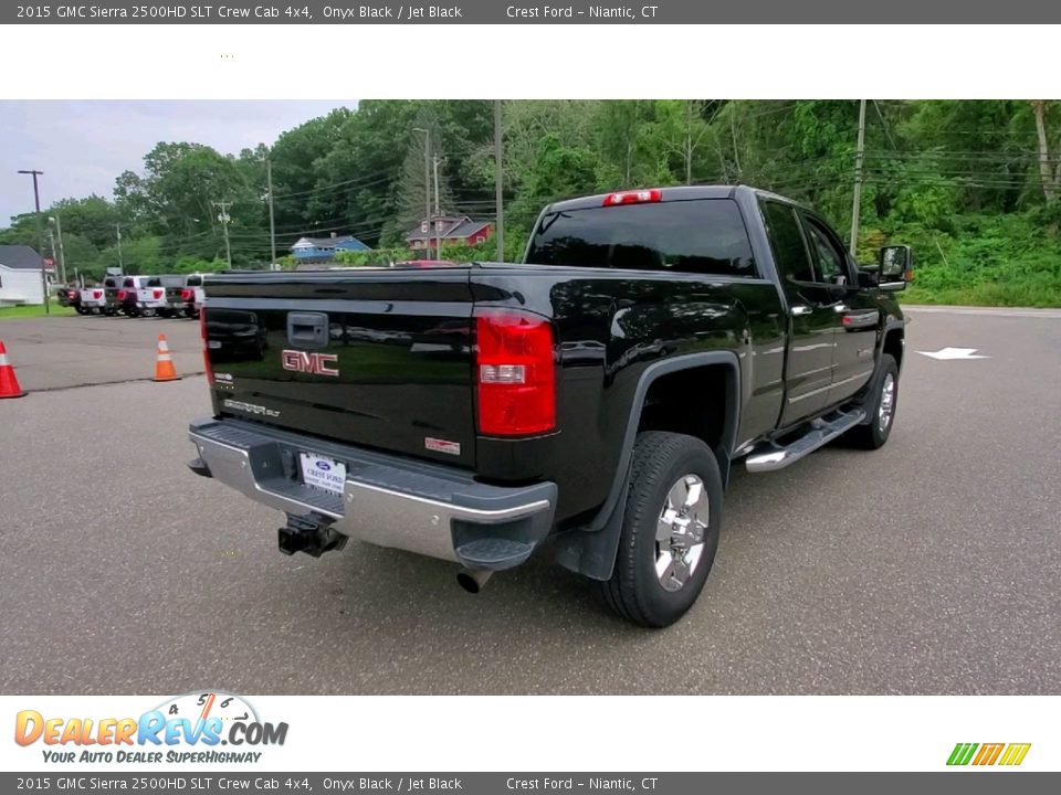 2015 GMC Sierra 2500HD SLT Crew Cab 4x4 Onyx Black / Jet Black Photo #7