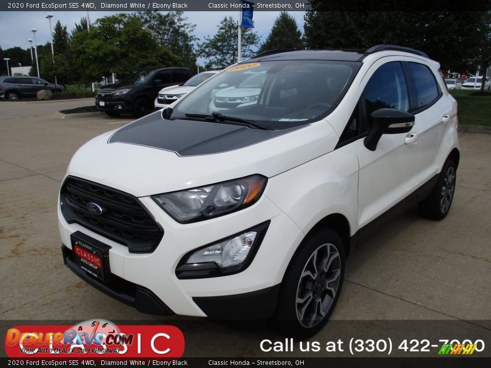 2020 Ford EcoSport SES 4WD Diamond White / Ebony Black Photo #1