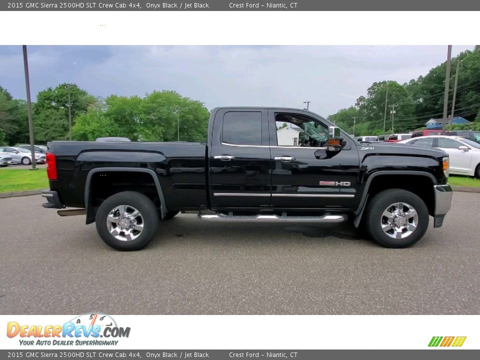 Onyx Black 2015 GMC Sierra 2500HD SLT Crew Cab 4x4 Photo #8