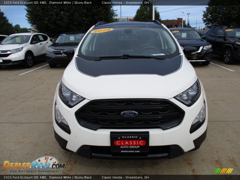 2020 Ford EcoSport SES 4WD Diamond White / Ebony Black Photo #2
