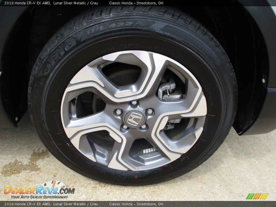 2019 Honda CR-V EX AWD Lunar Silver Metallic / Gray Photo #5