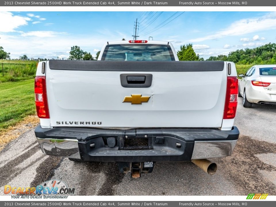 Summit White 2013 Chevrolet Silverado 2500HD Work Truck Extended Cab 4x4 Photo #5