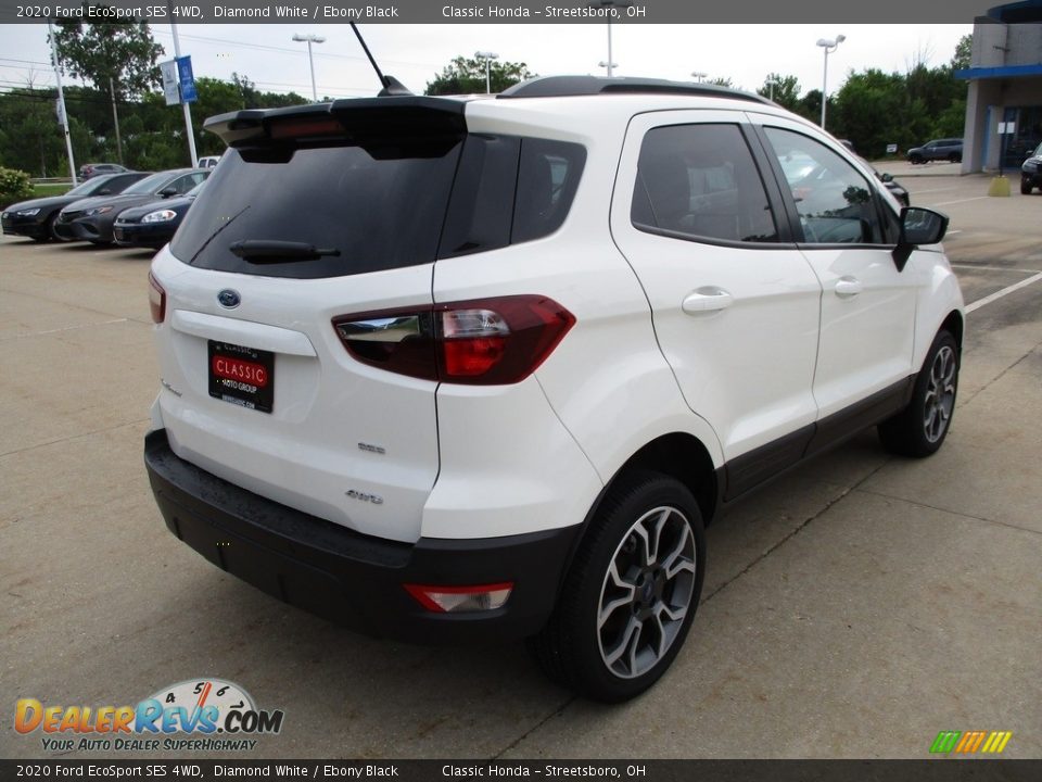 2020 Ford EcoSport SES 4WD Diamond White / Ebony Black Photo #5