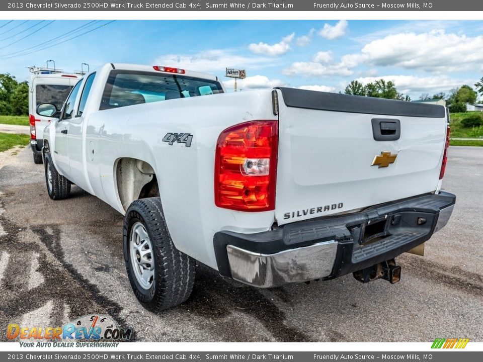 Summit White 2013 Chevrolet Silverado 2500HD Work Truck Extended Cab 4x4 Photo #6