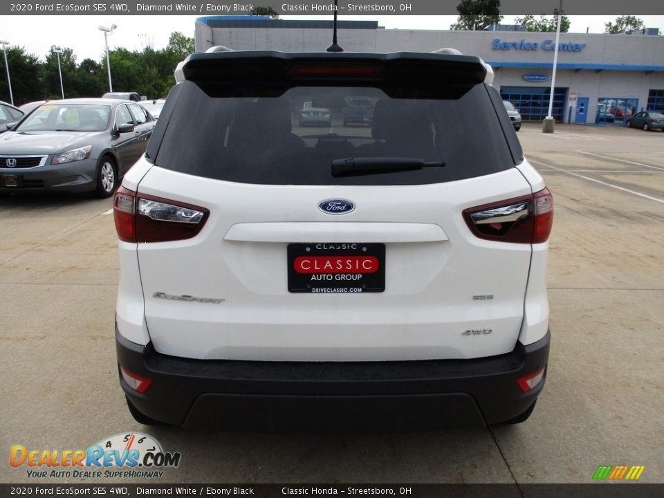 2020 Ford EcoSport SES 4WD Diamond White / Ebony Black Photo #6