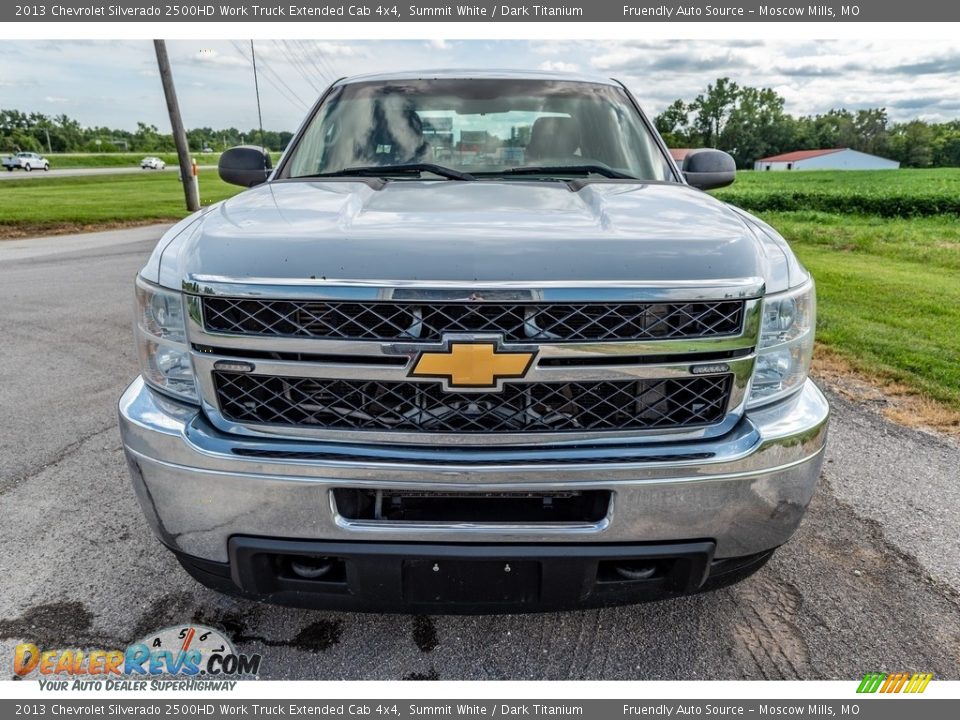 Summit White 2013 Chevrolet Silverado 2500HD Work Truck Extended Cab 4x4 Photo #9