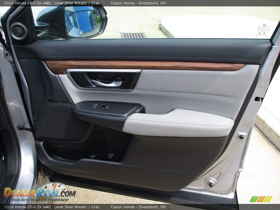 2019 Honda CR-V EX AWD Lunar Silver Metallic / Gray Photo #14