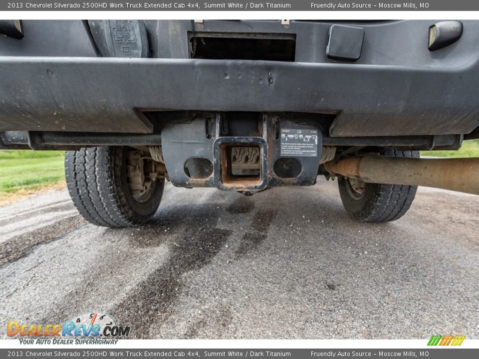 2013 Chevrolet Silverado 2500HD Work Truck Extended Cab 4x4 Summit White / Dark Titanium Photo #14