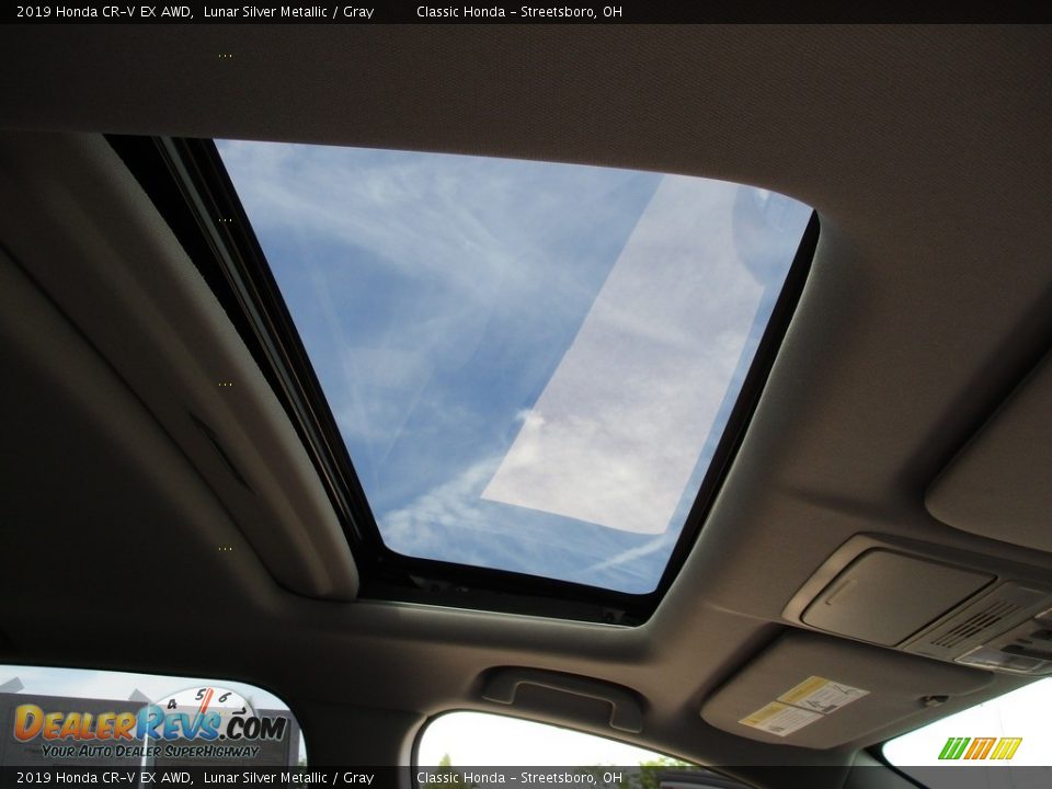 2019 Honda CR-V EX AWD Lunar Silver Metallic / Gray Photo #17