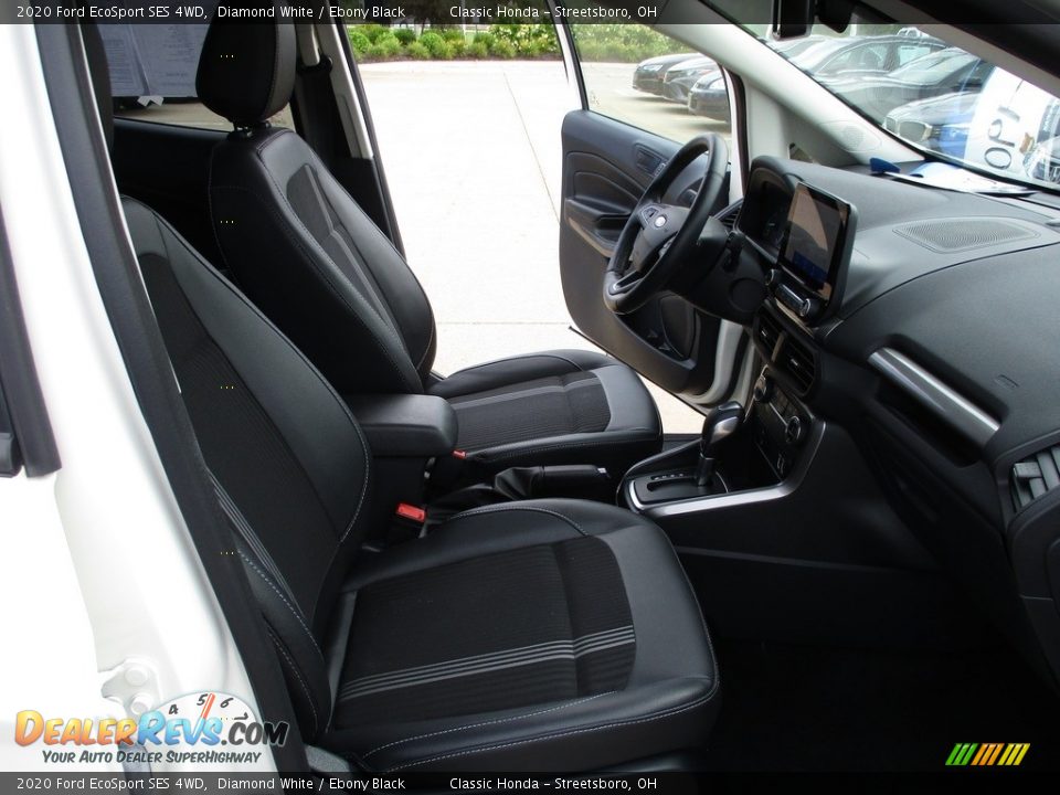 2020 Ford EcoSport SES 4WD Diamond White / Ebony Black Photo #16