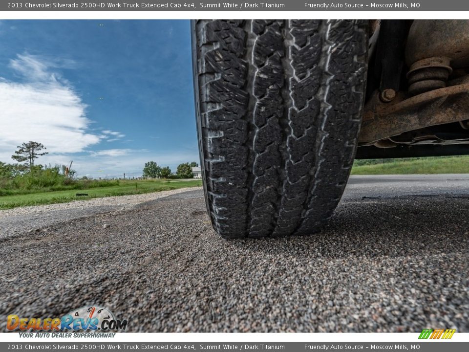2013 Chevrolet Silverado 2500HD Work Truck Extended Cab 4x4 Summit White / Dark Titanium Photo #16