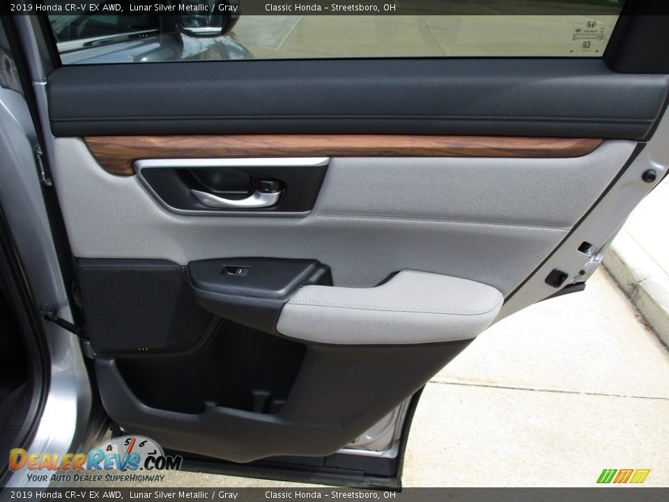 2019 Honda CR-V EX AWD Lunar Silver Metallic / Gray Photo #18