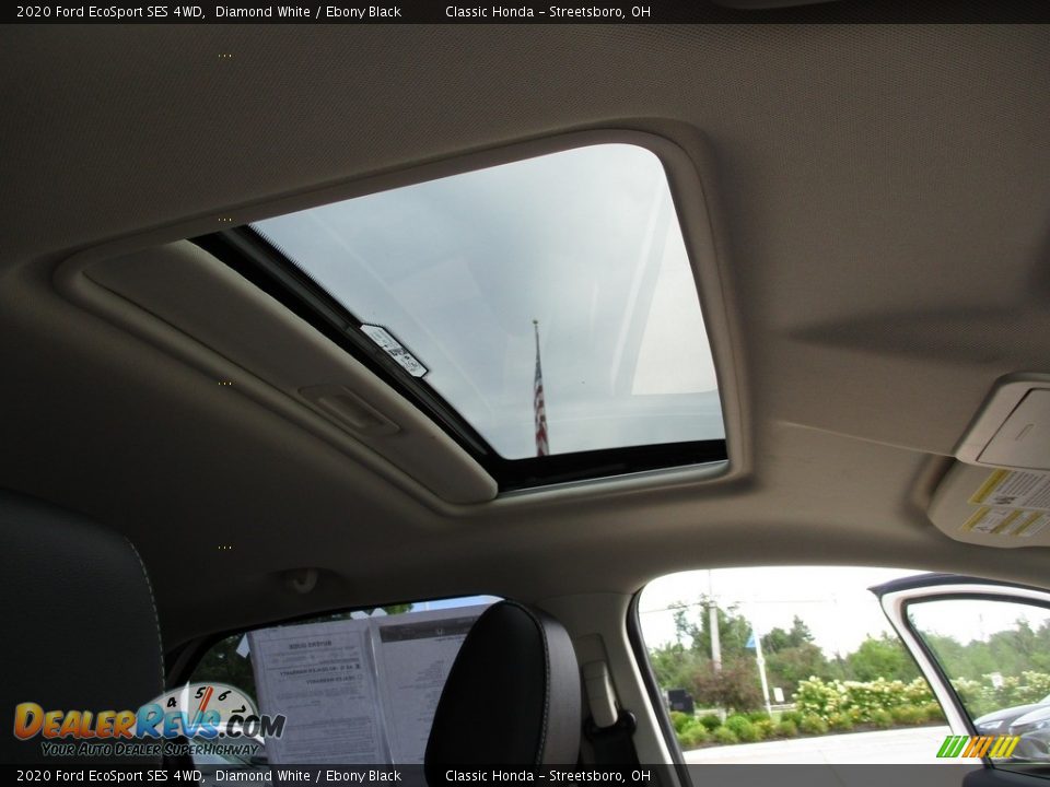 2020 Ford EcoSport SES 4WD Diamond White / Ebony Black Photo #17
