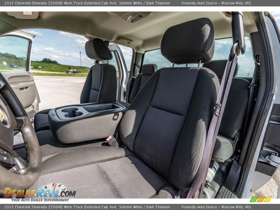 2013 Chevrolet Silverado 2500HD Work Truck Extended Cab 4x4 Summit White / Dark Titanium Photo #18