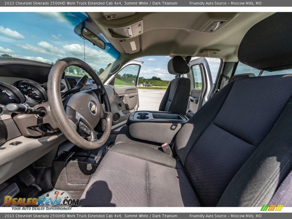 2013 Chevrolet Silverado 2500HD Work Truck Extended Cab 4x4 Summit White / Dark Titanium Photo #19