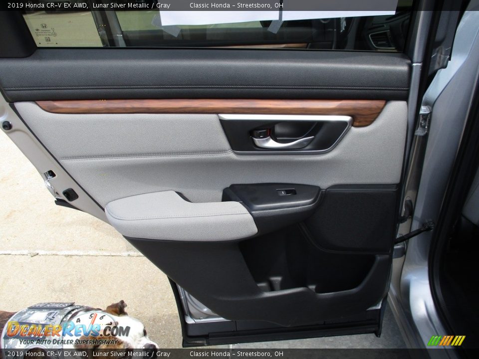 2019 Honda CR-V EX AWD Lunar Silver Metallic / Gray Photo #23