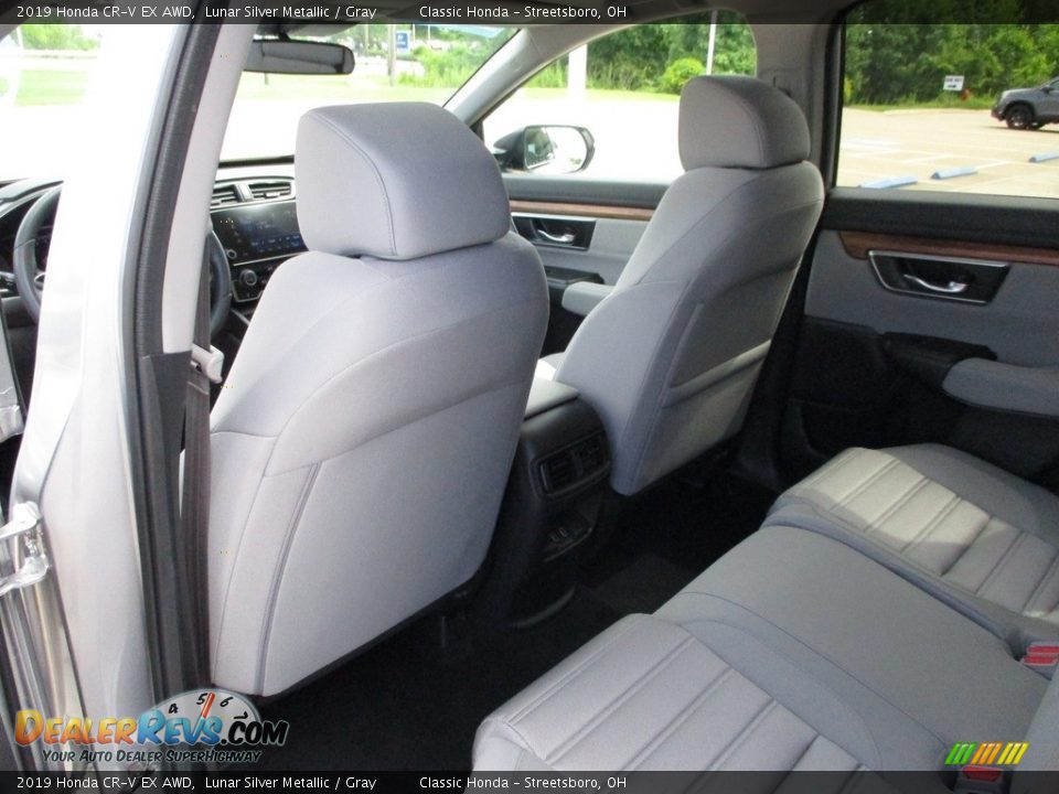 2019 Honda CR-V EX AWD Lunar Silver Metallic / Gray Photo #24