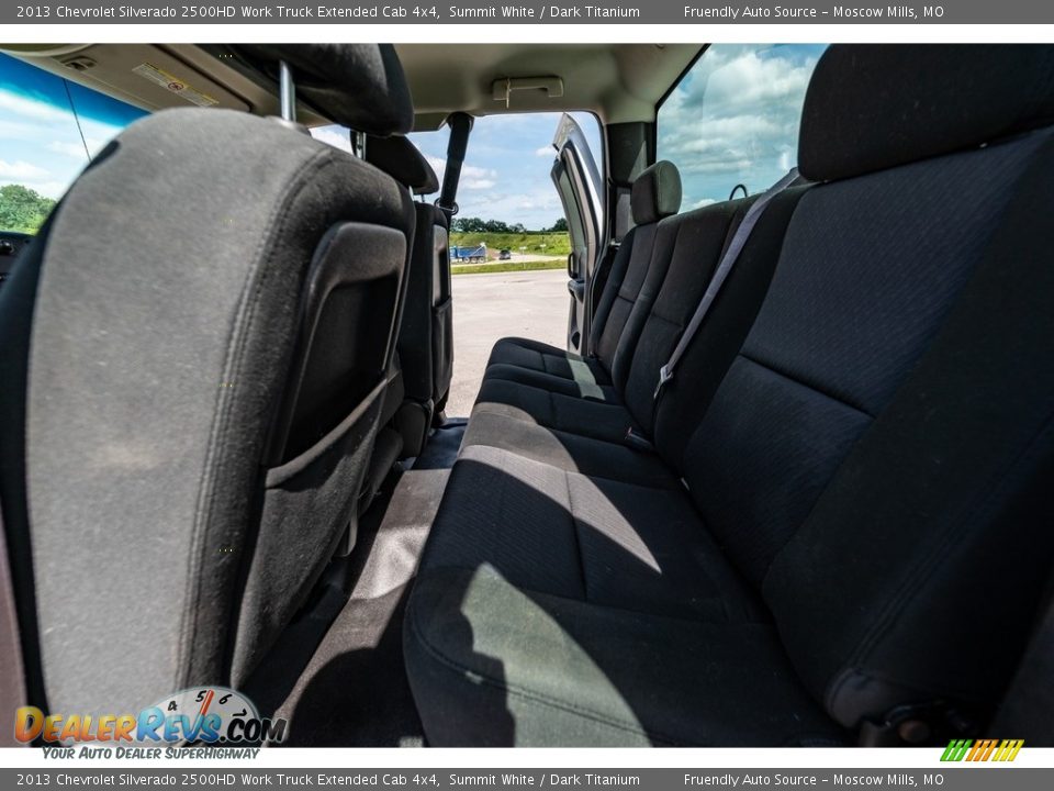 2013 Chevrolet Silverado 2500HD Work Truck Extended Cab 4x4 Summit White / Dark Titanium Photo #23