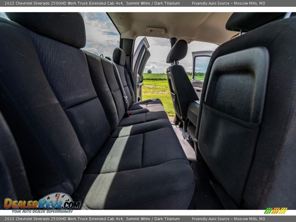 2013 Chevrolet Silverado 2500HD Work Truck Extended Cab 4x4 Summit White / Dark Titanium Photo #25