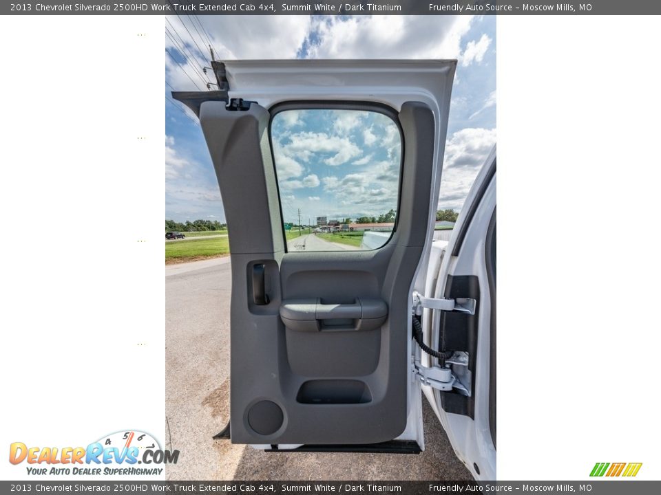 2013 Chevrolet Silverado 2500HD Work Truck Extended Cab 4x4 Summit White / Dark Titanium Photo #26