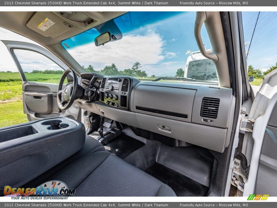 2013 Chevrolet Silverado 2500HD Work Truck Extended Cab 4x4 Summit White / Dark Titanium Photo #28